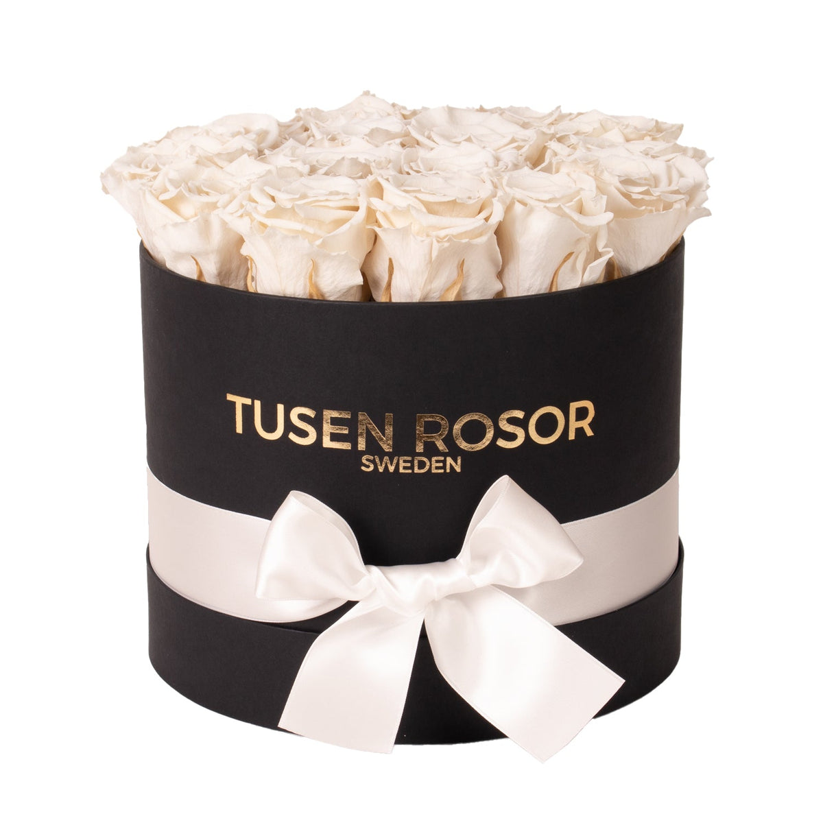 Rote Infinity Rosen | Flowerbox | 18-20 Rosen | Tusen Rosor | Herzform