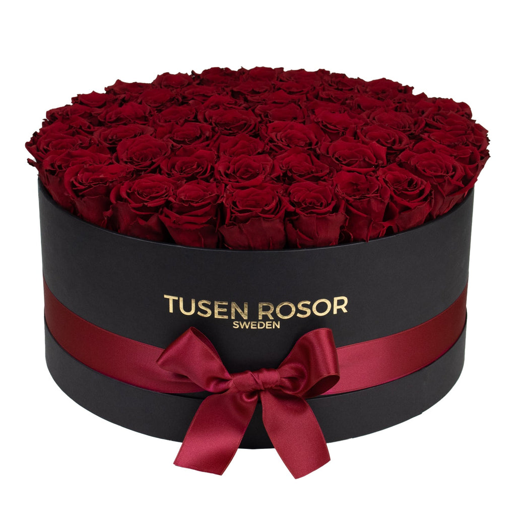 Röda rosor | Classic box Premium Tusen rosor