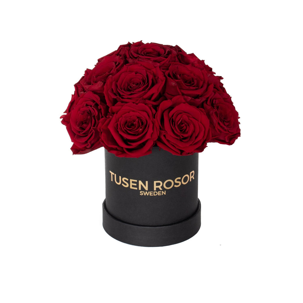 Röda rosor | Classic super dome box Tusen rosor