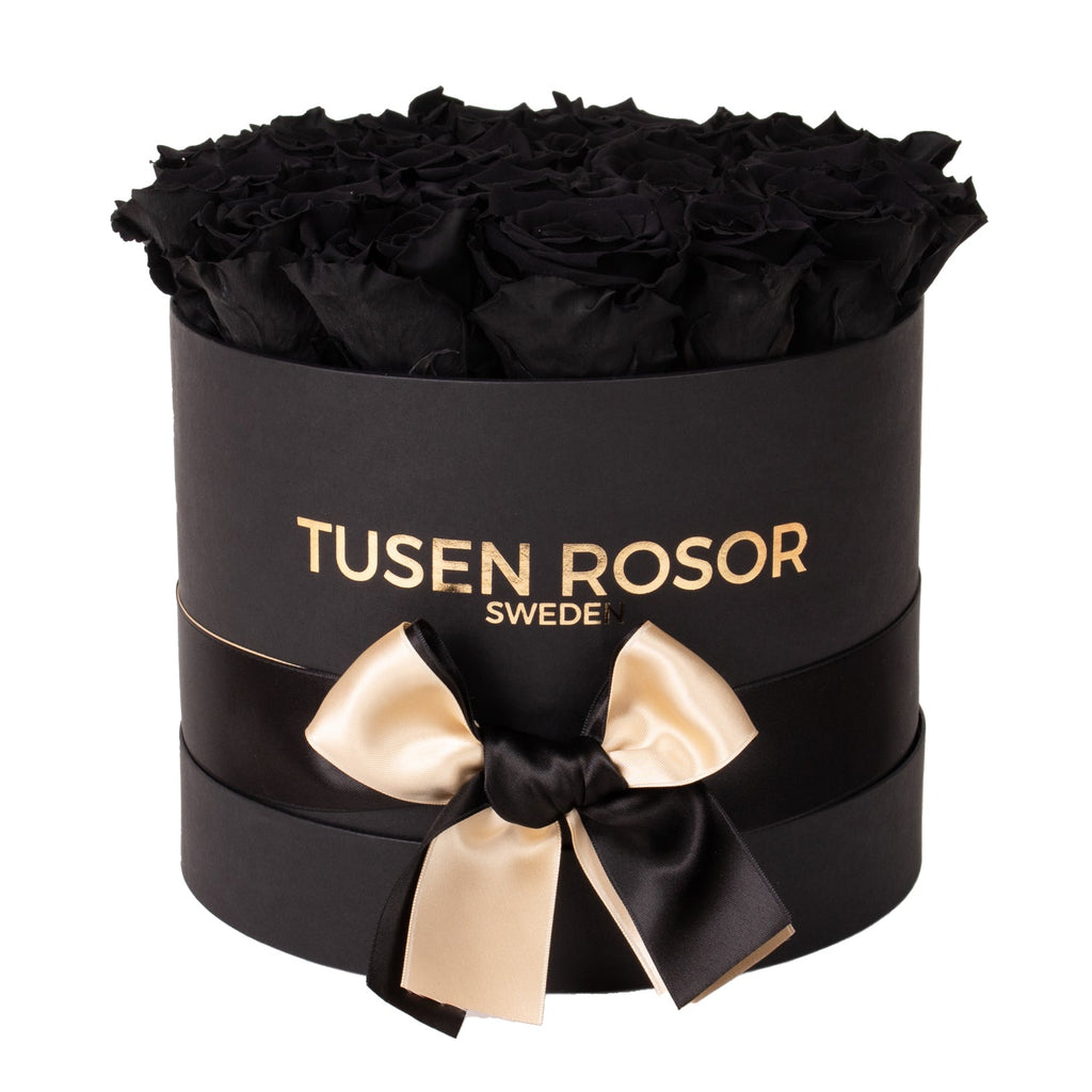 Svarta rosor | Classic box Tusen rosor